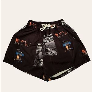 patterned mini shorts size small or x small